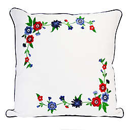 Donna Sharp® Dawson White Emblem Square Throw Pillow