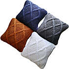 Alternate image 4 for Bee &amp; Willow&trade; Chunky Ribbon Cable Knit 18-Inch Throw Pillow in Coconut Milk