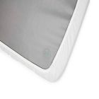 Alternate image 2 for AeroMoov Cotton Fitted Playard Sheet in White for Instant Travel Cot