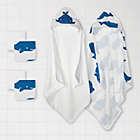 Alternate image 1 for mighty goods&trade; 6-Piece Whale Towels and Washcloths Set in Blue/White