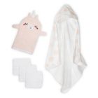 Alternate image 0 for mighty goods&trade; 5-Piece Unicorn Towel, Washcloths, and Washcloth Mitt Set in Pink/White