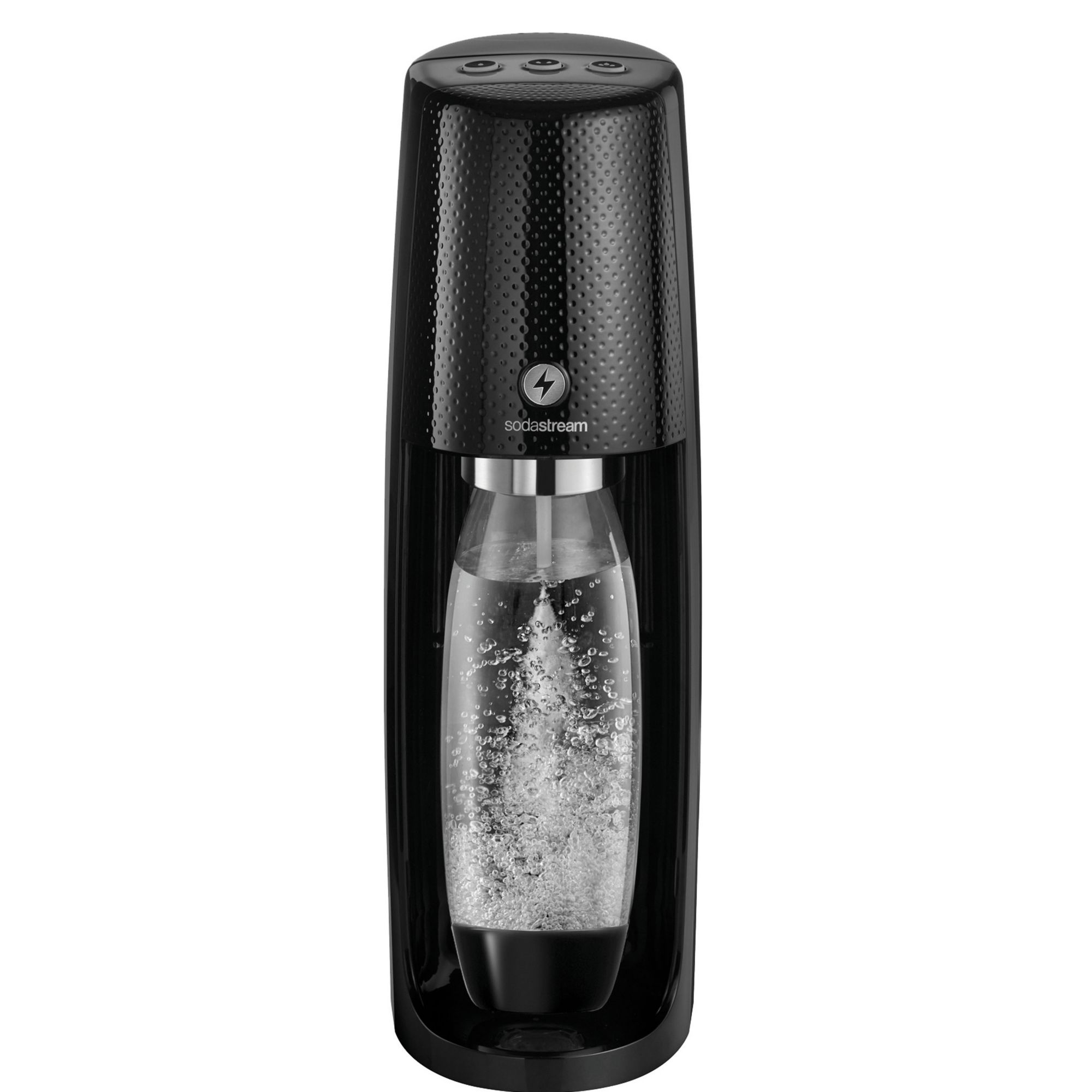 SodaStream Fizzi One-Touch Sparkling Water Maker in Black