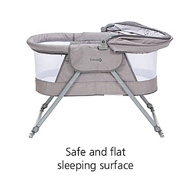 Safety 1ˢᵗ&reg; Nap and Go Rocking Bassinet in Star Gazer. View a larger version of this product image.