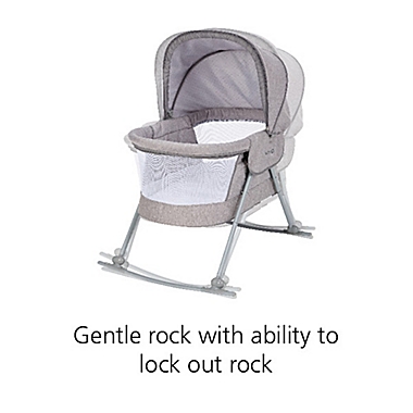 Safety 1ˢᵗ&reg; Nap and Go Rocking Bassinet in Star Gazer. View a larger version of this product image.