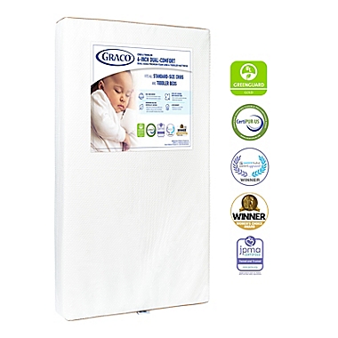 Graco&reg; 6&quot; Dual-Comfort Foam Toddler Crib Mattress. View a larger version of this product image.