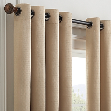 Eclipse Hayward 84-Inch Blackout Grommet Window Curtain Panel in Linen (Single). View a larger version of this product image.
