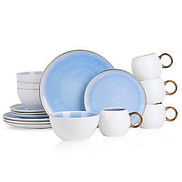 Stone + Lain Josephine 16-Piece Dinnerware Set in Blue