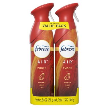 Febreze Air&trade; 2-Pack 8.8 oz Air Freshener Spray in Ember. View a larger version of this product image.