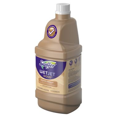 Swiffer&reg; WetJet Wood&trade; Quickdry Formula&trade; 42.2 fl. oz. Wood Floor Cleaner Refill. View a larger version of this product image.