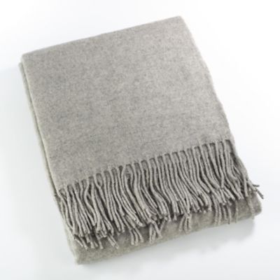 Saro Lifestyle Classic Design Throw Blanket in Grey
