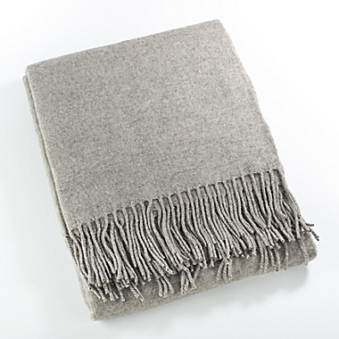 Saro Lifestyle Classic Design Throw Blanket in Grey. View a larger version of this product image.