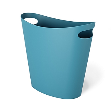 Simply Essential&trade; 2-Gallon Slim Trash Can in Brittany Blue. View a larger version of this product image.
