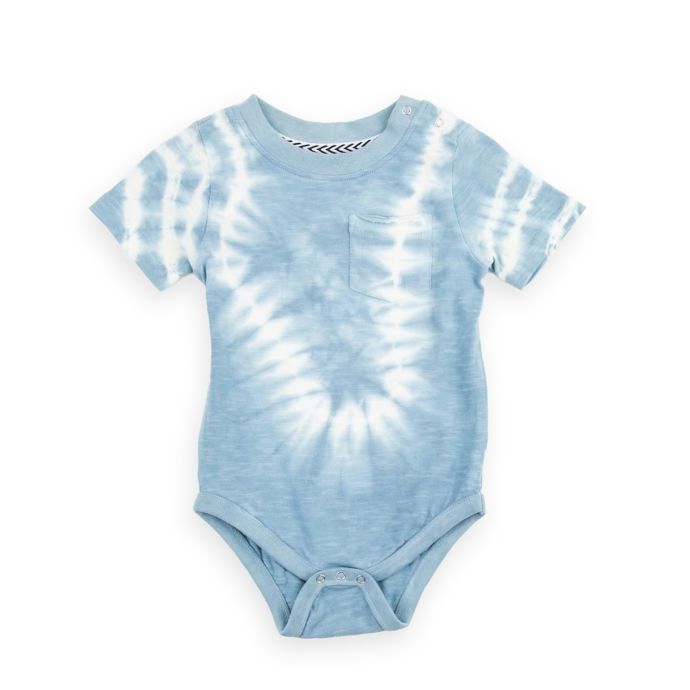 Soverengn Code Tie Dye Bodysuit In Light Blue Bed Bath Beyond