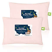 KeaBabies&reg; KeaDreams 2-Pack Toddler Pillows in Mist Pink
