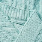Alternate image 1 for mighty goods&trade; Chenille Cable Knit Baby/Toddler Blanket in Aqua