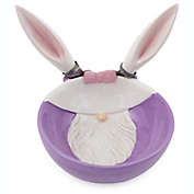 Boston International Easter Bunny Gnome Serving Bowl with Spreaders