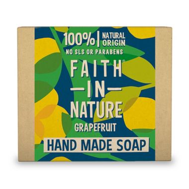 Faith in Nature 3.5 oz Hand Made Soap in Grapefruit. View a larger version of this product image.