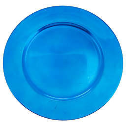 Saro Lifestyle Couleurs du Monde Classic Charger Plates in Cobalt Blue (Set of 4)