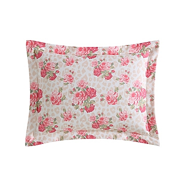 Betsey Johnson&reg; Wild Love 6-Piece Reversible King Comforter Bonus Set in Pink. View a larger version of this product image.
