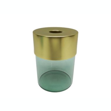 Studio 3B&trade; Glass and Metal Small Candlestick Holder. View a larger version of this product image.