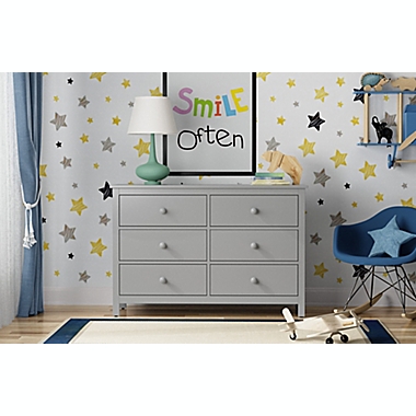 Ti Amo&reg; Cooper 6-Drawer Double Dresser in Stormy Grey. View a larger version of this product image.