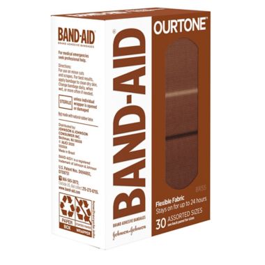 Band-Aid&reg; 30-Count Brand Ourtone&trade; Adhesive Bandages in BR55. View a larger version of this product image.