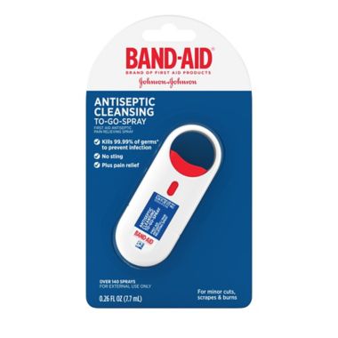 Band-Aid&reg; 0.26 fl. oz. Antiseptic To-Go-Spray. View a larger version of this product image.