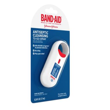 Band-Aid&reg; 0.26 fl. oz. Antiseptic To-Go-Spray. View a larger version of this product image.
