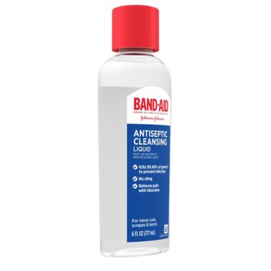 Band-Aid&reg; 6 fl. oz. Antiseptic Cleansing Liquid. View a larger version of this product image.