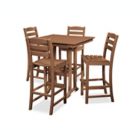 Alternate image 0 for POLYWOOD&reg; La Casa Caf&eacute; 5-Piece Farmhouse Trestle Bar Set