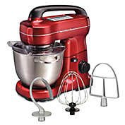 Hamilton Beach&reg; Stand Mixer in Red with 4 qt. Stainless Steel Bowl