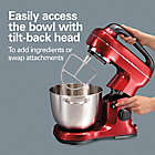 Alternate image 1 for Hamilton Beach&reg; Stand Mixer in Red with 4 qt. Stainless Steel Bowl