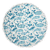 Crane Baby Caspian Quilted Play Mat in Blue