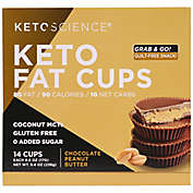 Keto Science&reg; 14-Count Fat Cups in Chocolate Peanut Butter