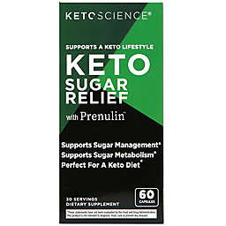 Keto Science® 60-Count Keto Sugar Relief with Prenulin®