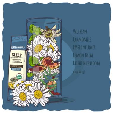 BareOrganics&reg; 5-Count Organic Sleep Superfood Drink Mix &amp; Smoothie Booster. View a larger version of this product image.