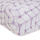 Alternate image 0 for Burt&#39;s Bees Baby&reg; Glistening Tie Dye Organic Cotton Crib Sheet in Lilac