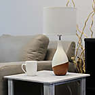 Alternate image 3 for Simple Designs Strikers Table Lamp in Wood/White
