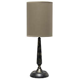 Simple Designs Traditional Candlestick Table  Lamp in Oil Rubbed Bronze