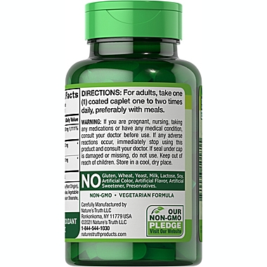 Nature&rsquo;s Truth&reg; 100-Count Vitamin C with Bioflavonoids + Rose Hips Tablets. View a larger version of this product image.