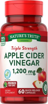 Nature&#39;s Truth&reg; 60-Count Apple Cider Vinegar 600 mg Capsules