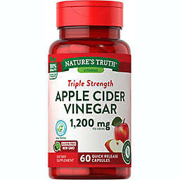 Nature's Truth® 60-Count Apple Cider Vinegar 600 mg Capsules