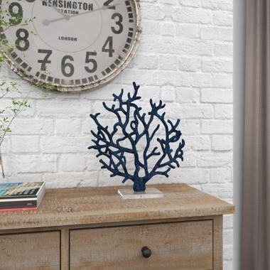 Ridge Road D&eacute;cor Polystone Coral Sculpture. View a larger version of this product image.