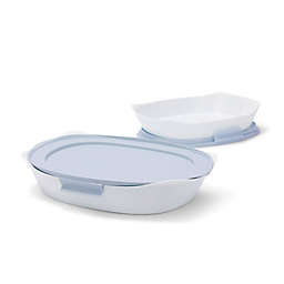 Rubbermaid® DuraLite™ 2-Piece Rectangle Baking Dish Set with Lids