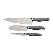 Rachael Ray&trade; 3-Piece Chef Knife Set in Grey