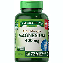 Nature’s Truth® 72-Count Extra-Strength 400 mg Magnesium Quick Release Softgels