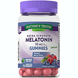 Nature’s Truth® 70-Count Extra Strength 10 mg Melatonin Natural Berry Flavor Gummies