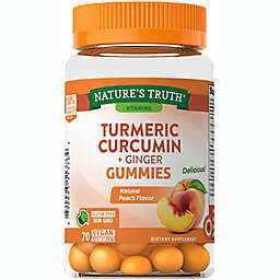 Nature's Truth® 70-Count Turmeric Curcumin Plus Ginger Natural Peach Flavor Gummies