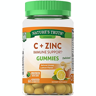 Nature&#39;s Truth&reg; 60-Count Vitamin C Immune Support Plus Manuka Honey, Zinc Gummies. View a larger version of this product image.
