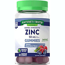 Nature’s Truth® 60-Count Extra Strength Zinc Gummies in Mixed Berry